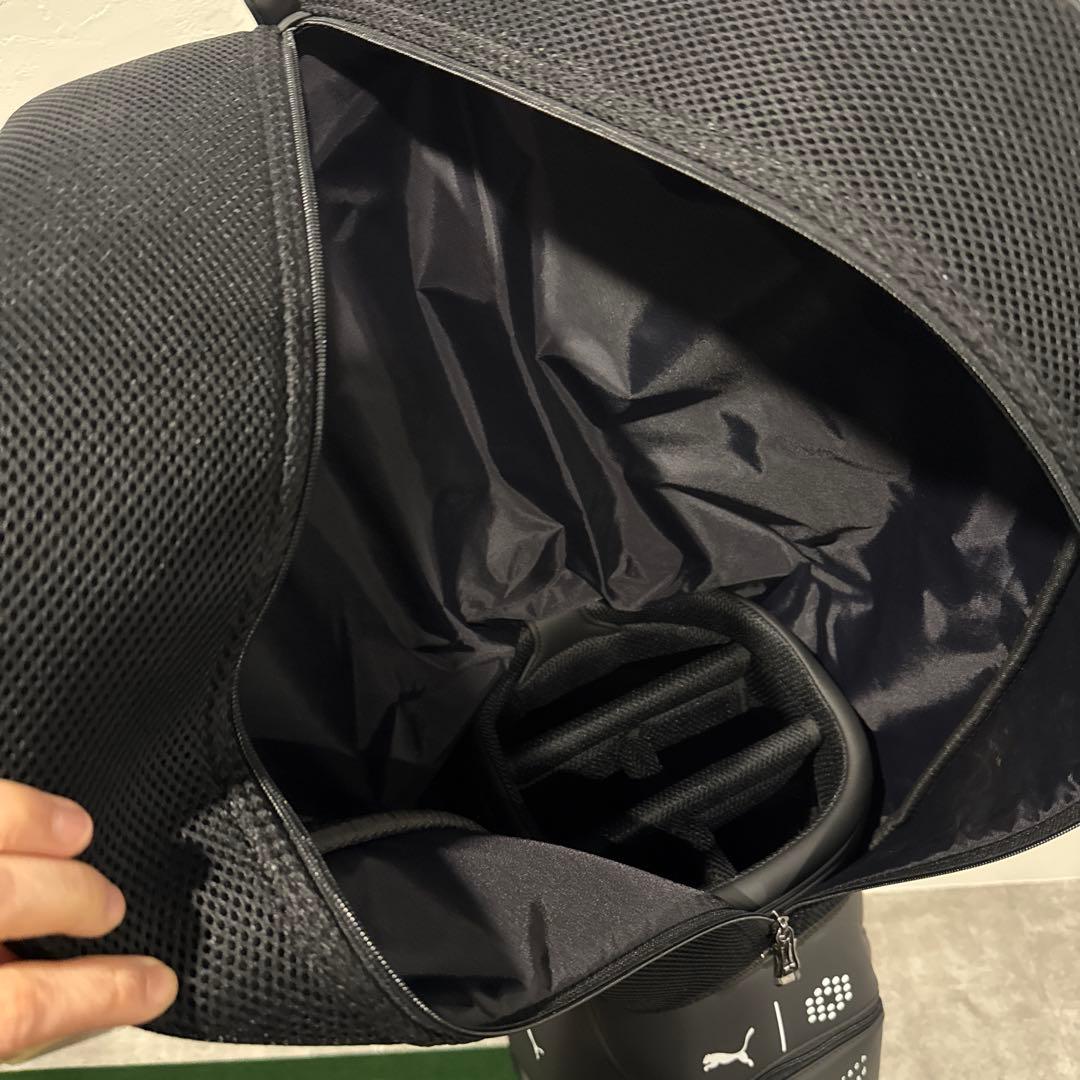 PUMA キャディバック 黒 マットブラック 美品