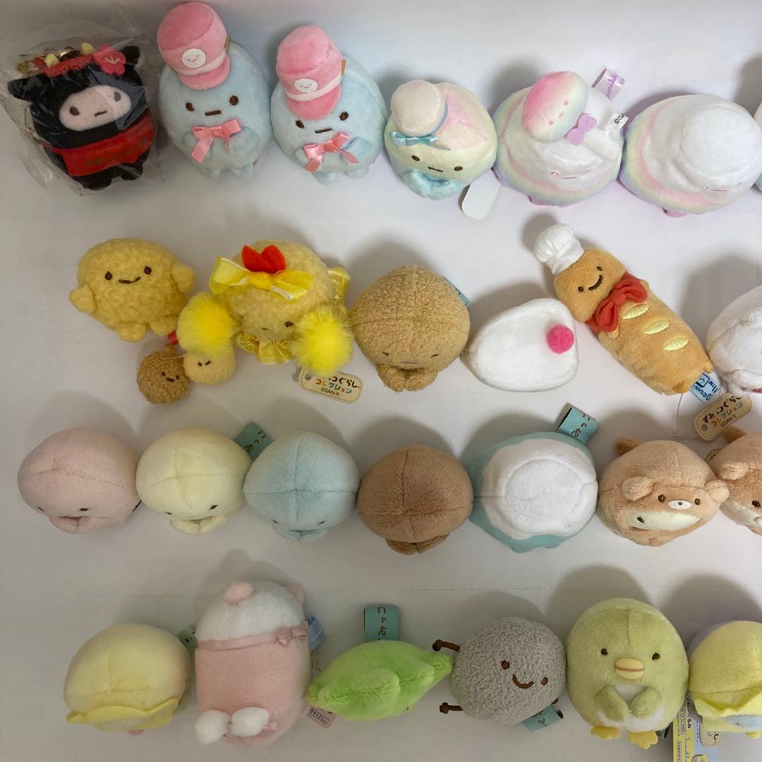 すみっコぐらし　ハウスケース＋てのりぬいぐるみ　37体　まとめ売り　たぴおか他