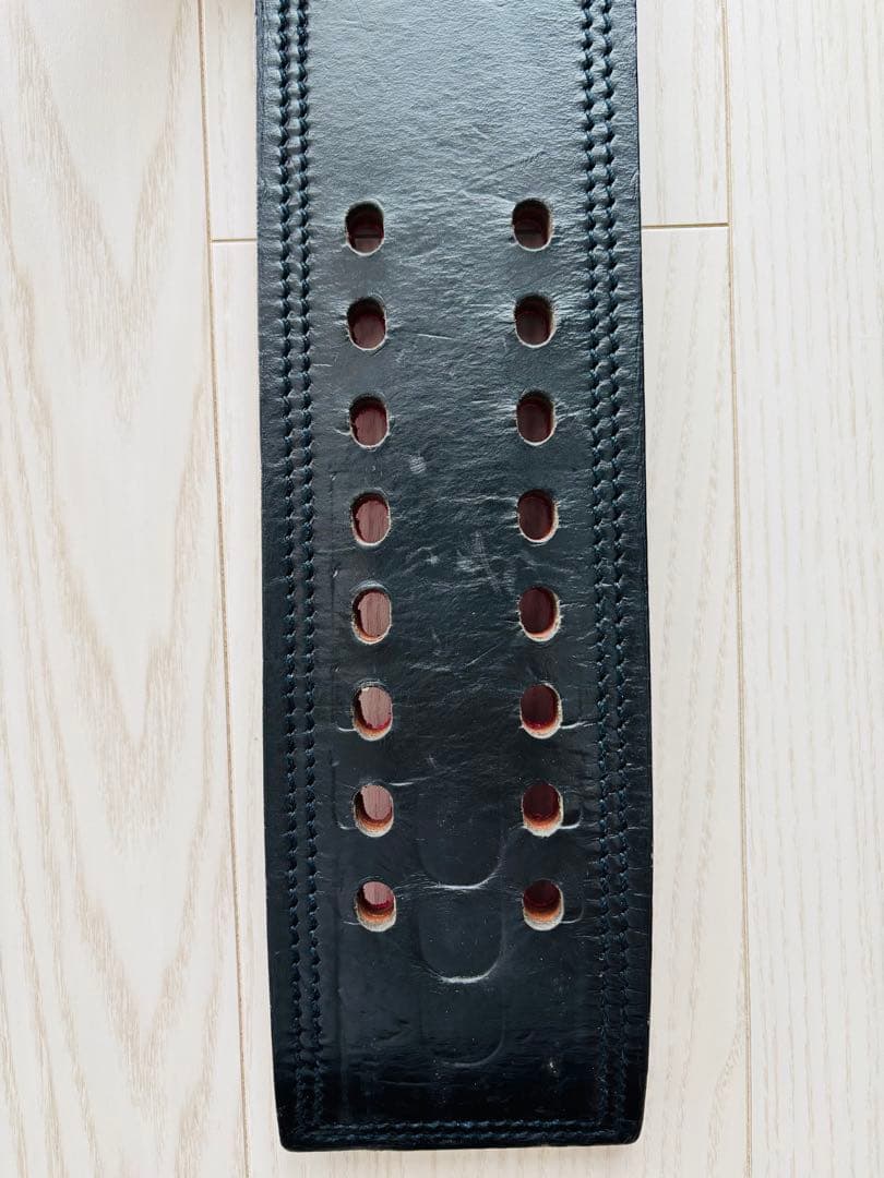 【kun】【使用頻度少】【Sサイズ】SBD パワーベルト ブラック/レッド