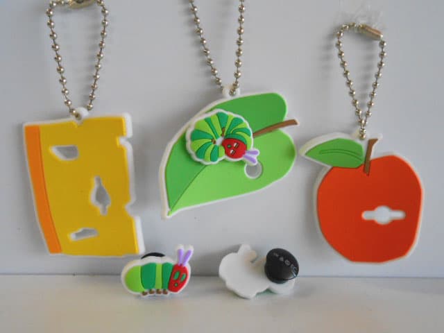 ♯Kti19DT はらぺこあおむし ボタンチャーム キーチェーン 全6種