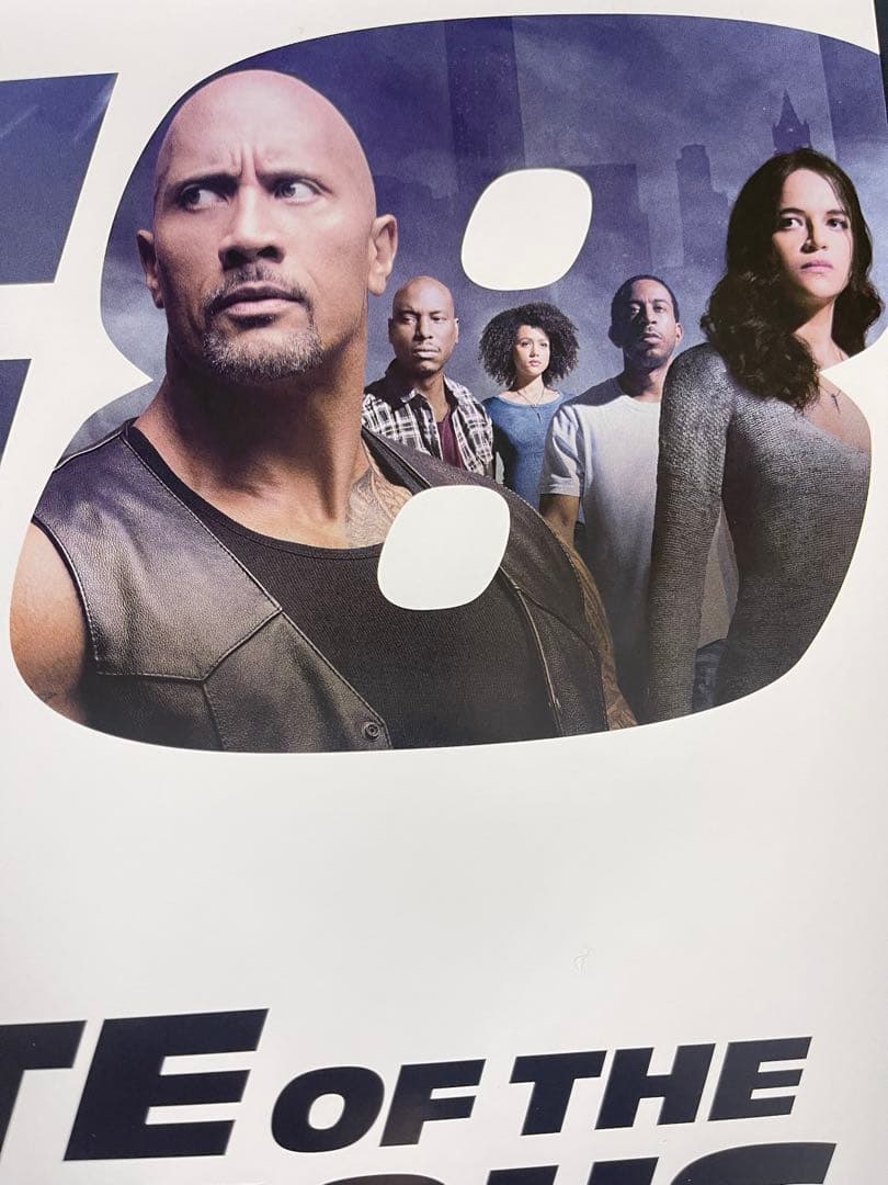 *枚数限定*映画館用片面印刷ポスターUS版: ワイルドスピード ICEBREAK