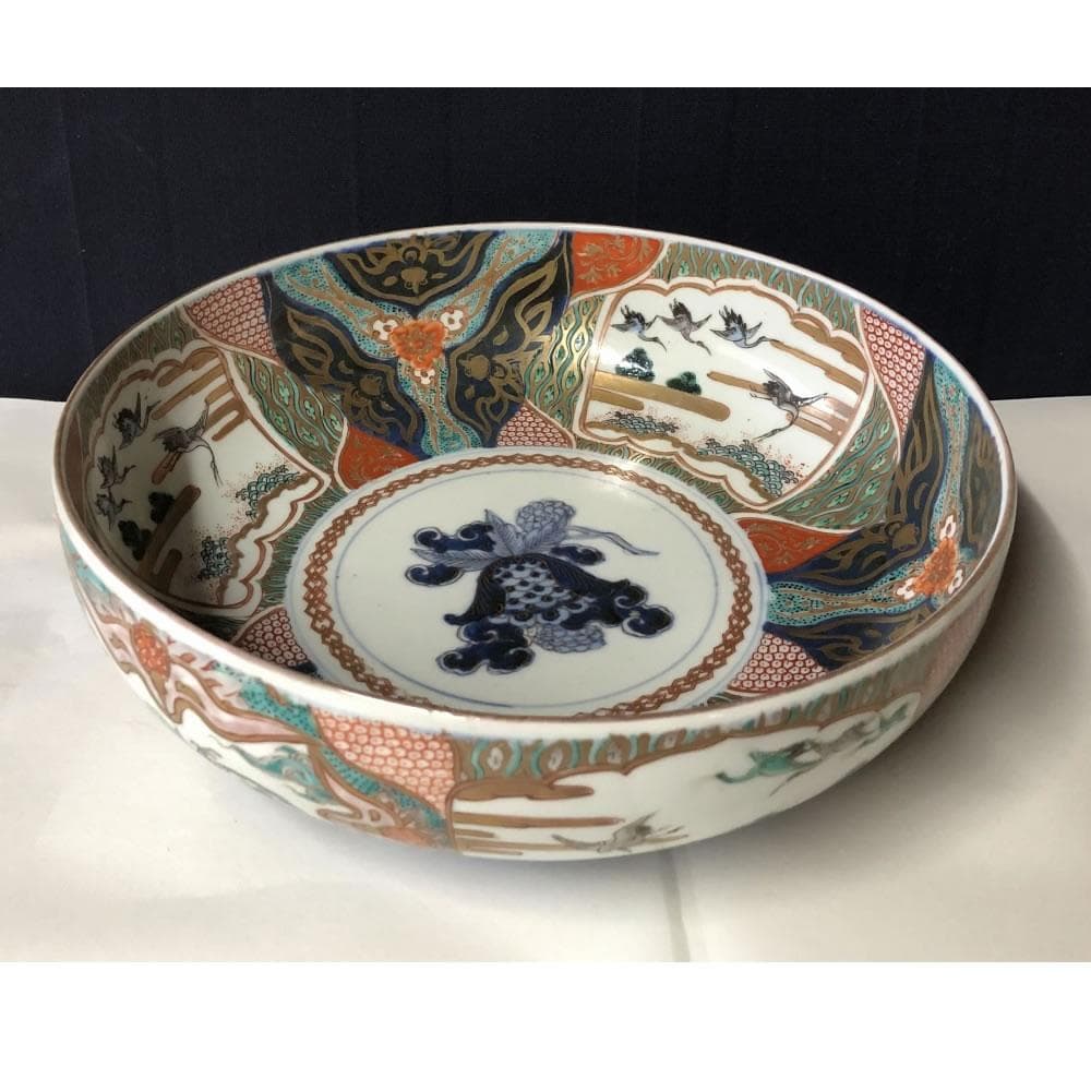 e1317 古伊万里 色絵鉢 色絵 鉢