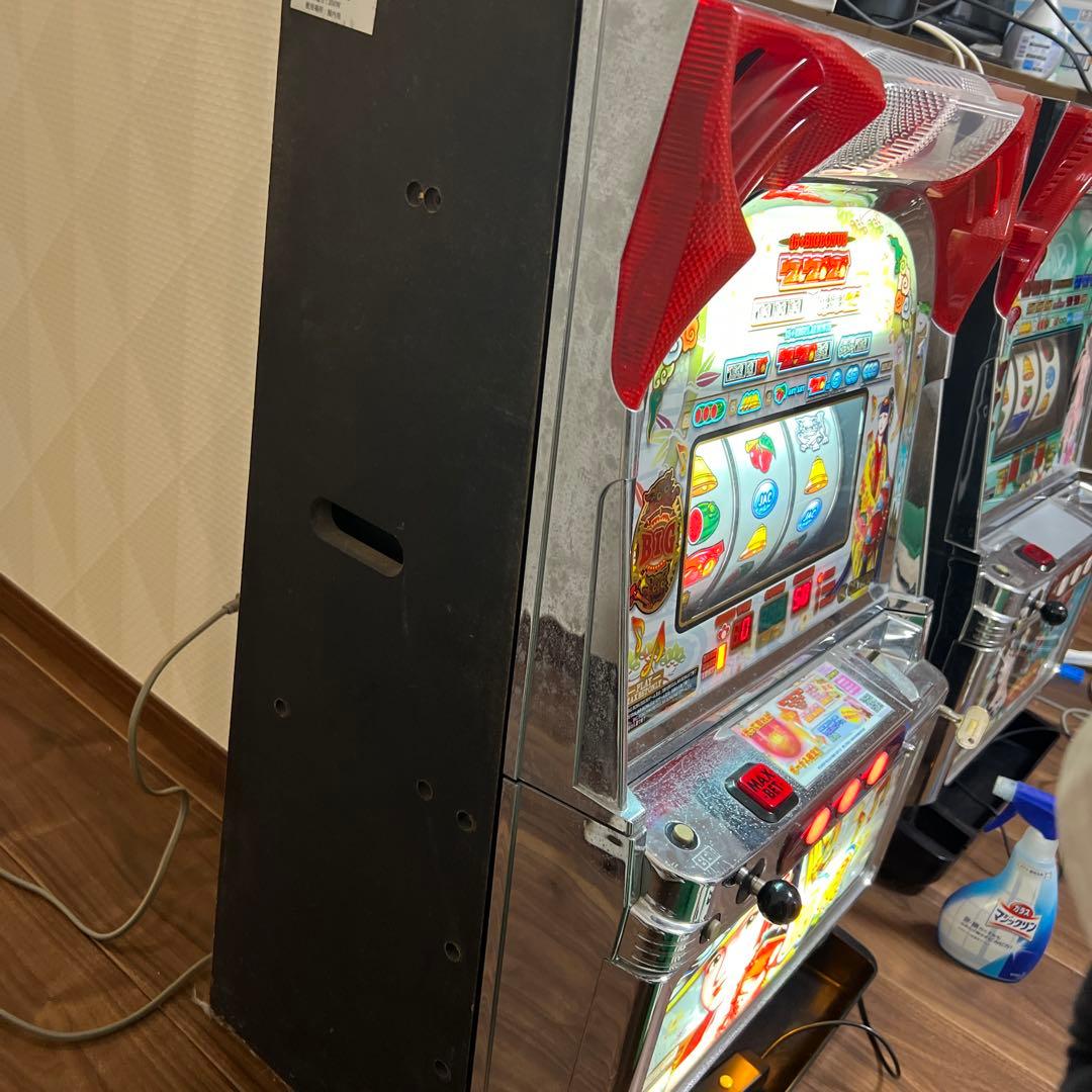 【パチスロ実機】オリンピアNew島唄 30  ４号機 レア 花笠パネル