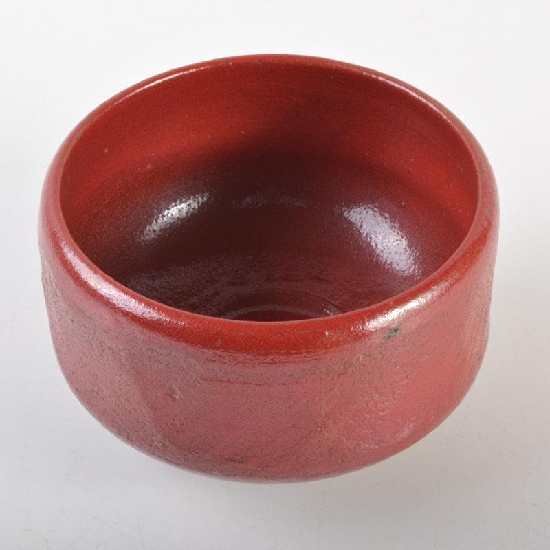 茶道具　赤楽茶碗　在銘　時代箱付　N　6504