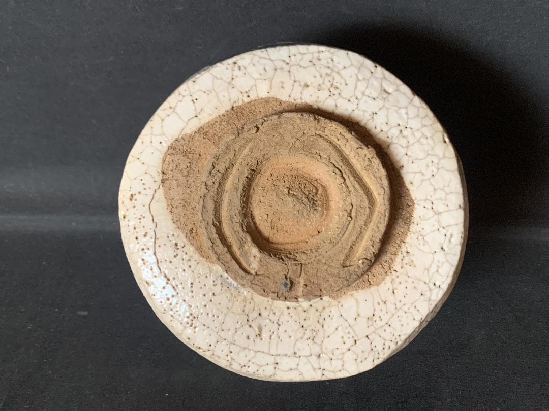 古絵志野 笹文 茶碗 桃山～江戸前期 909