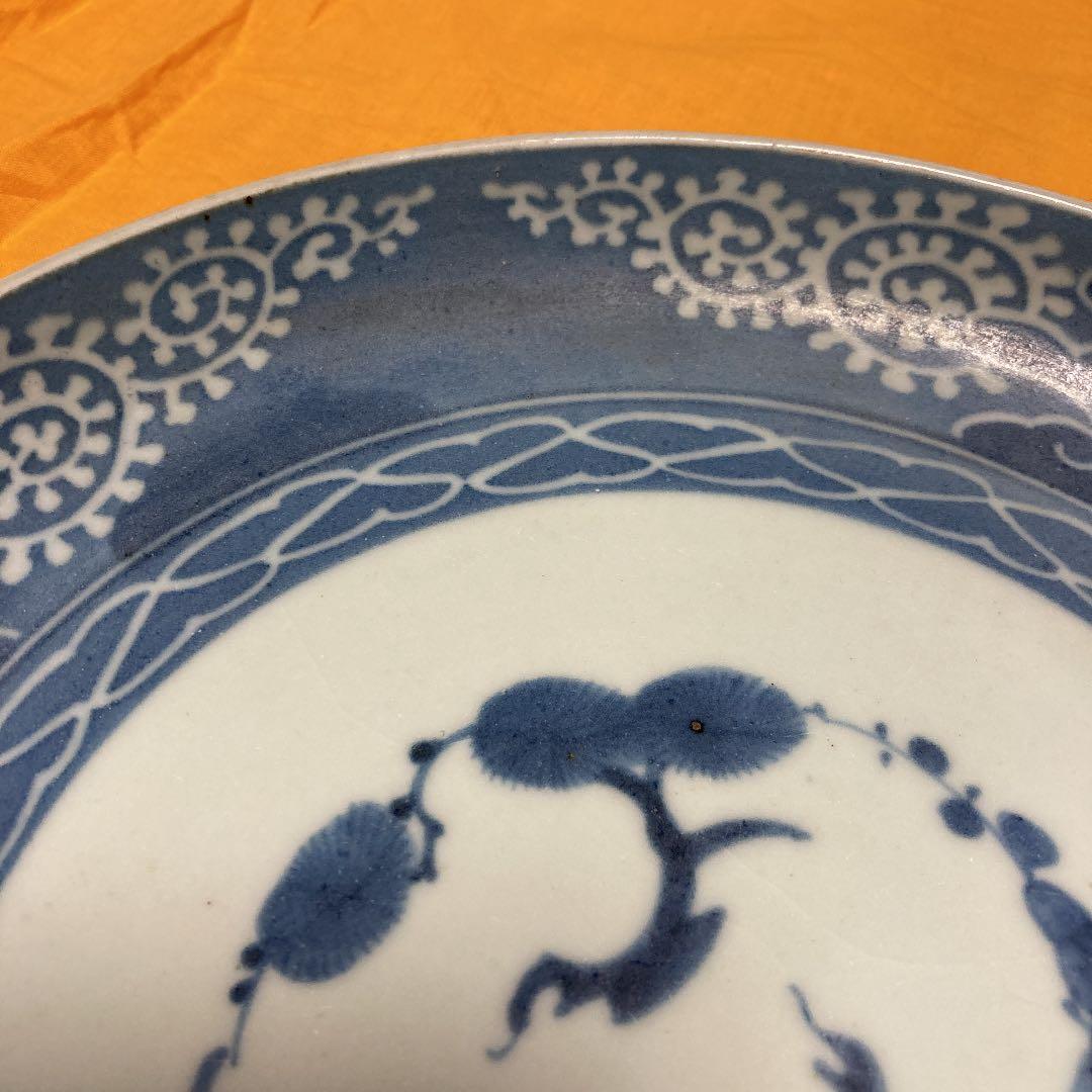 古伊万里　大皿　松竹梅