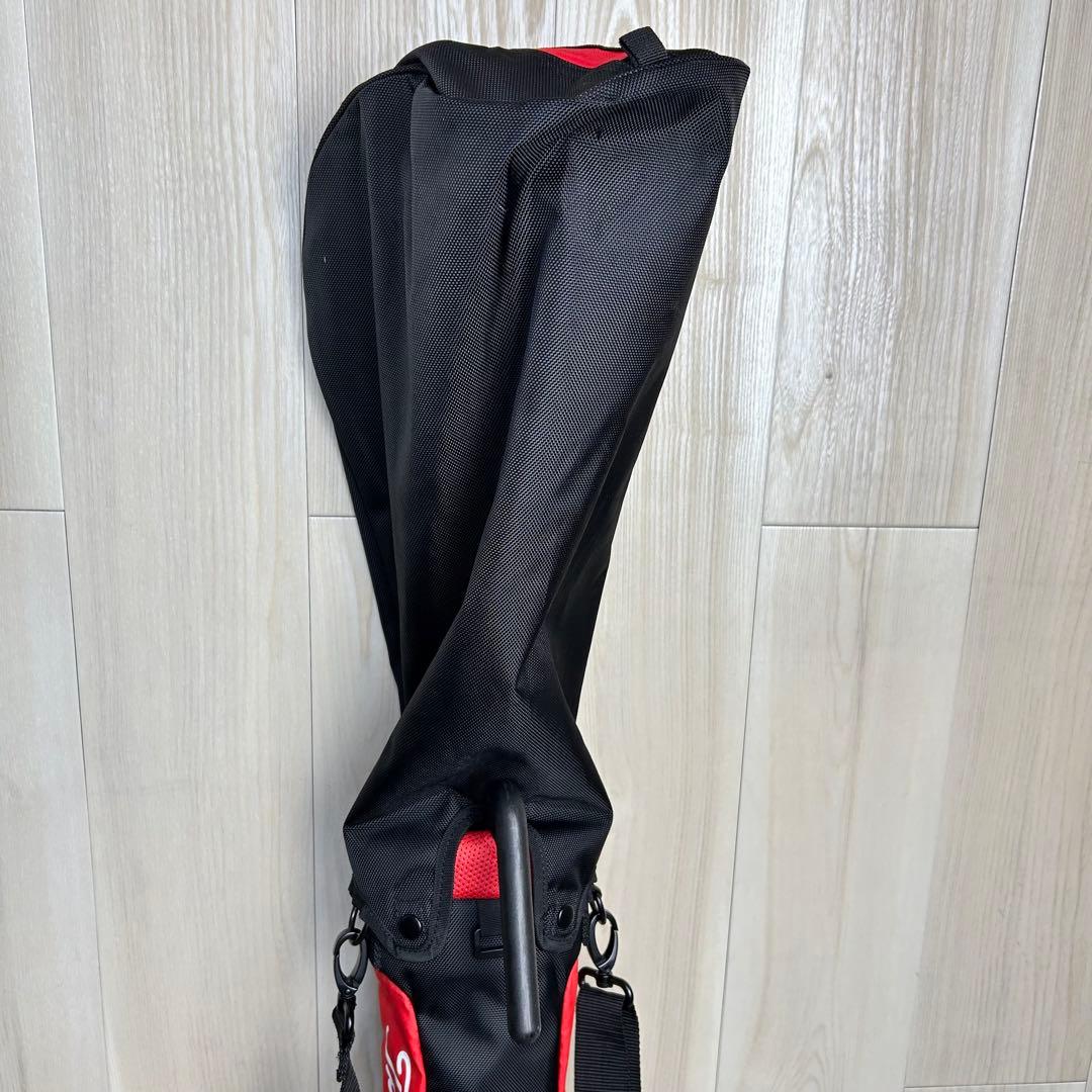 【セルフプレー】タイトリスト スタンドバッグ ブラック×赤　サブバッグ