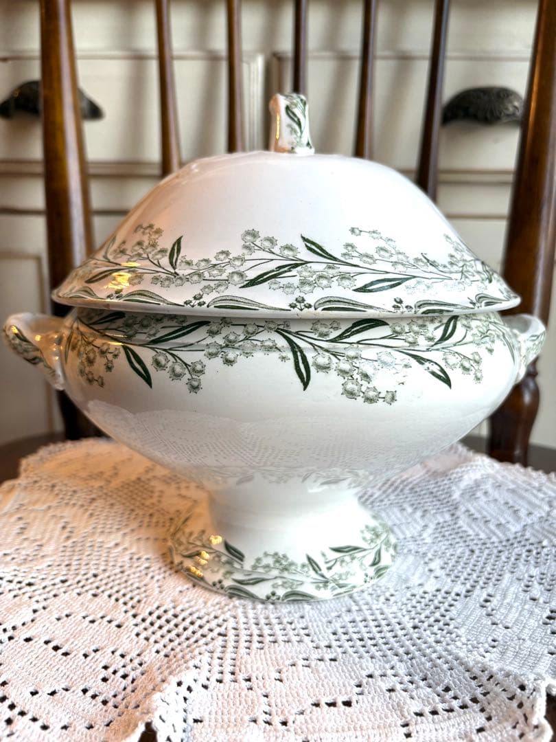 ♡ 希少　フランスアンティーク　サンタマン　MIMOSAS ミモザ　スーピエール