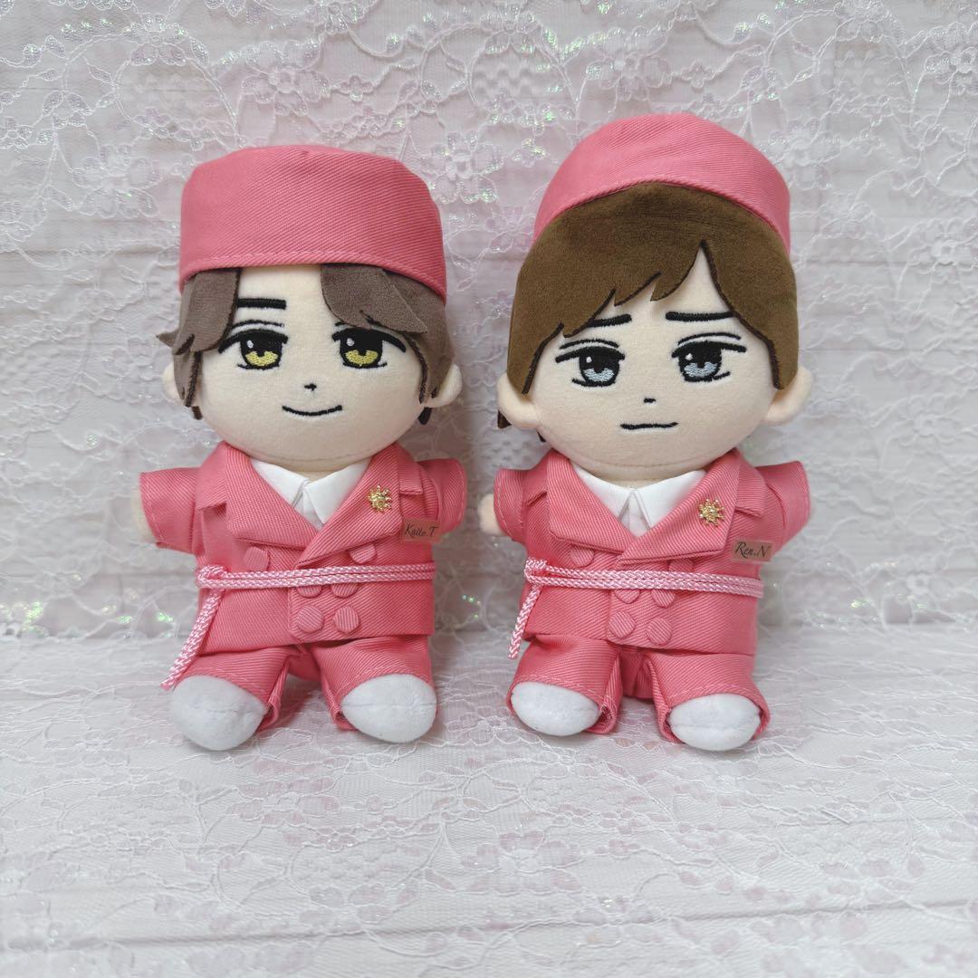 豆助様　はぴぬい　ぬい服　キンプリ　ピンクコーデ