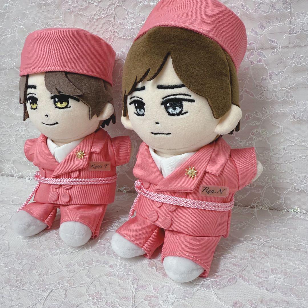 豆助様　はぴぬい　ぬい服　キンプリ　ピンクコーデ