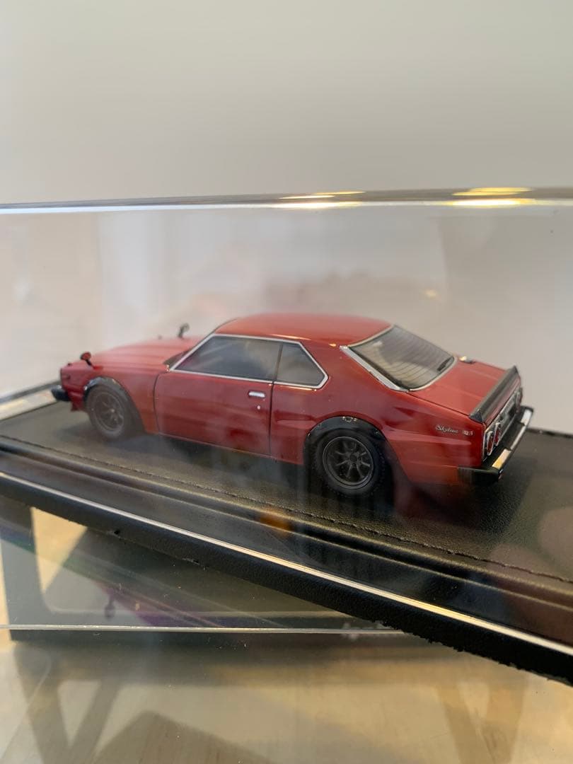イグニッションモデル1/43 スカイライン 2000GT-ES C210 レッド