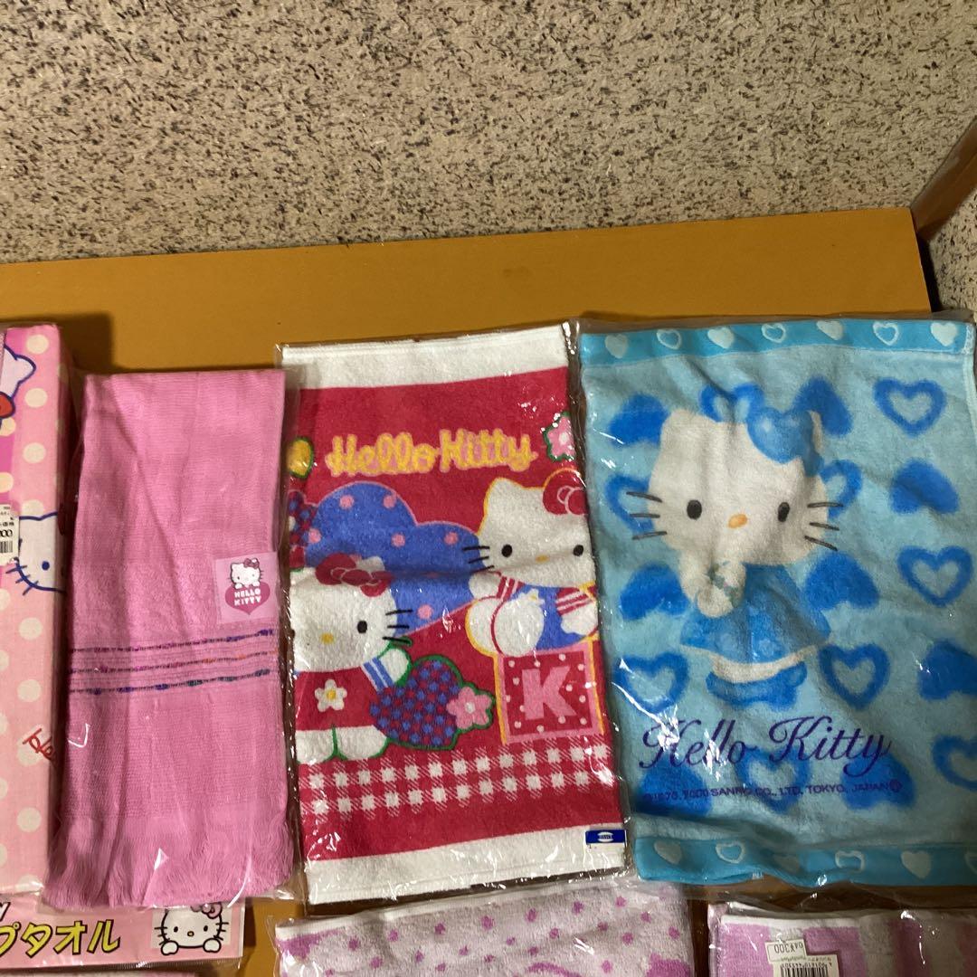 2123 ハローキティタオル &敷ふとんカバーセット