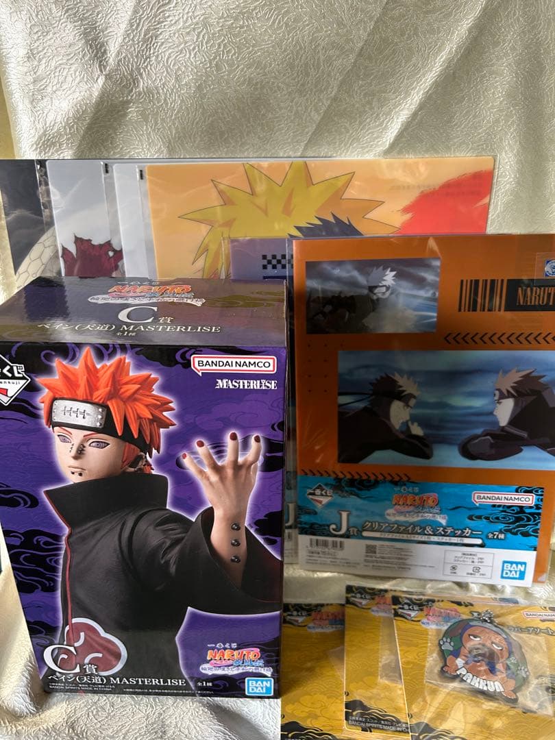 一番くじ NARUTO疾風伝 C賞ペイン(天道) フィギュアおまけ9点