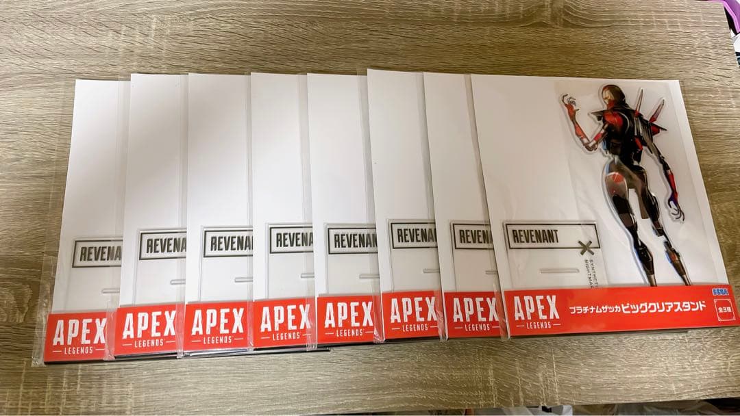 Apex Legends プラチナムザッカビッグクリアスタンド6種　42枚セット