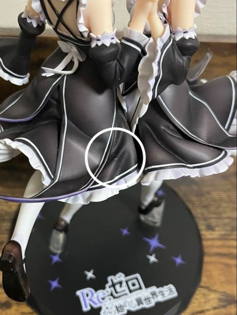 リゼロ　1/7スケール　フィギュア　レム　＆　ラム　Twins Ver.