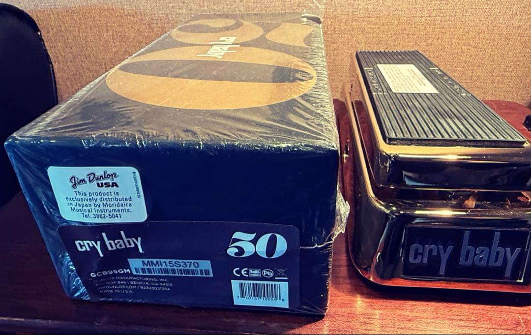 ギター JIM DUNLOP / 50TH 24k GOLD CRY BABY WAH