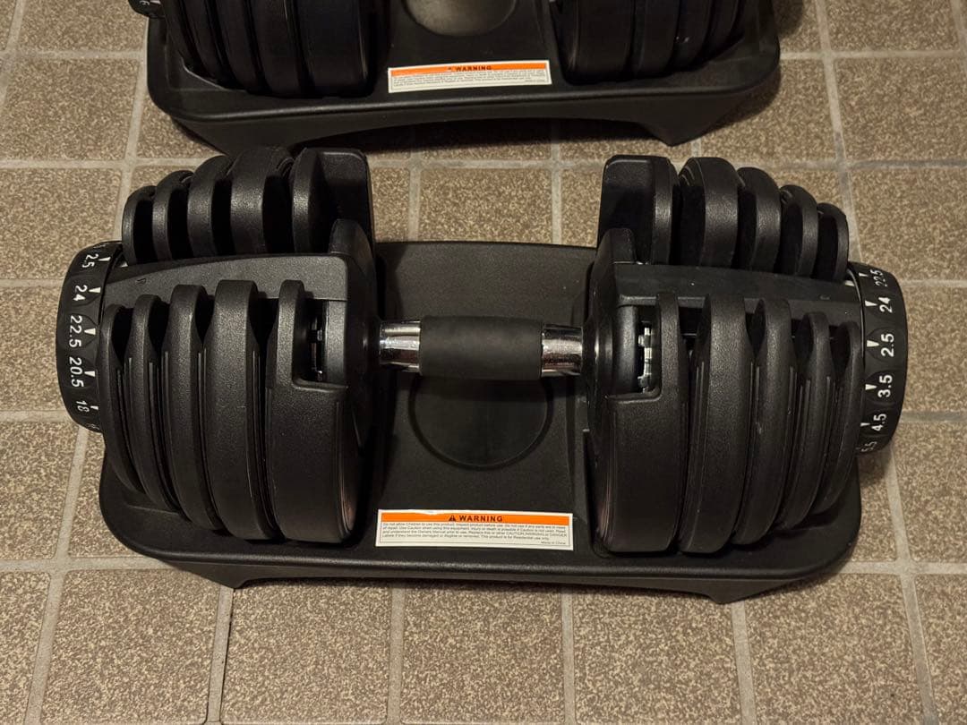 24kg 可変式ダンベル x2個セット 筋トレ トレーニング