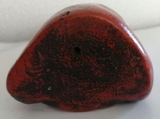 備前焼　赤達磨