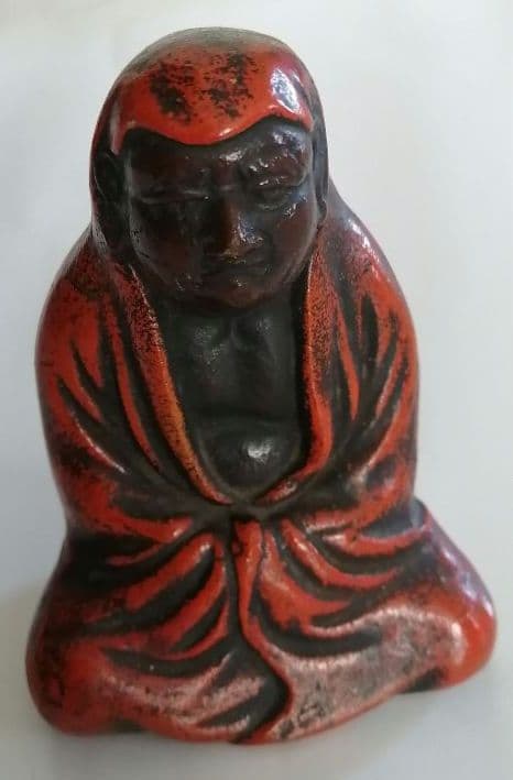 備前焼　赤達磨