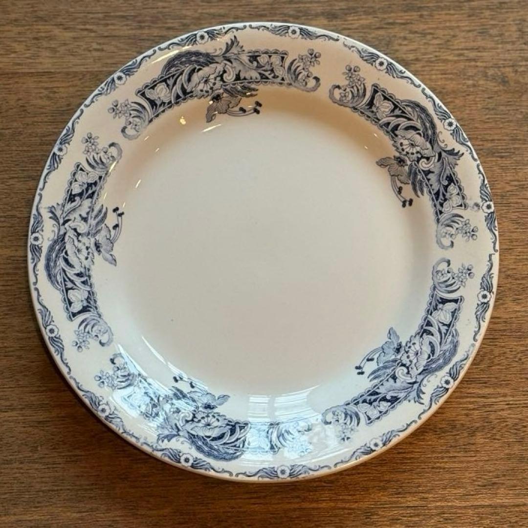 フランス　アンティーク　クレイユモントロー　『Ceylan 』シリーズ　平皿