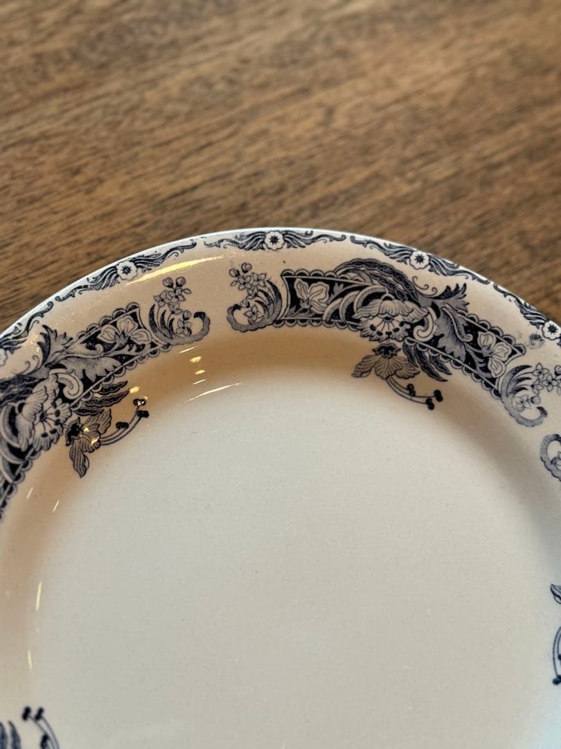 フランス　アンティーク　クレイユモントロー　『Ceylan 』シリーズ　平皿