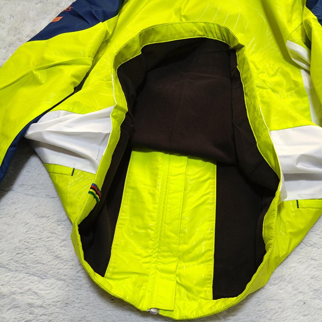 asicsアシックス ウィンドブレーカーＸＬ ネイビー/イエロー　タグ付　A77