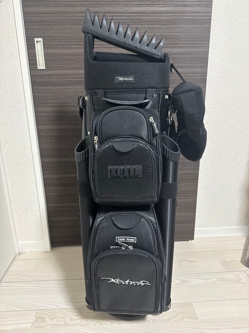 【希少】Kahma ゴルフバッグ キャディバッグ Black