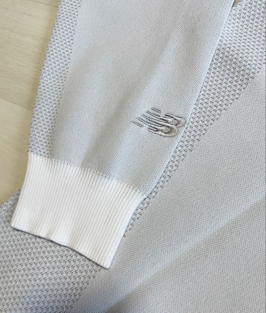 ニューバランス ゴルフ クルーネック ニット ストレッチ ロゴ プルオーバー