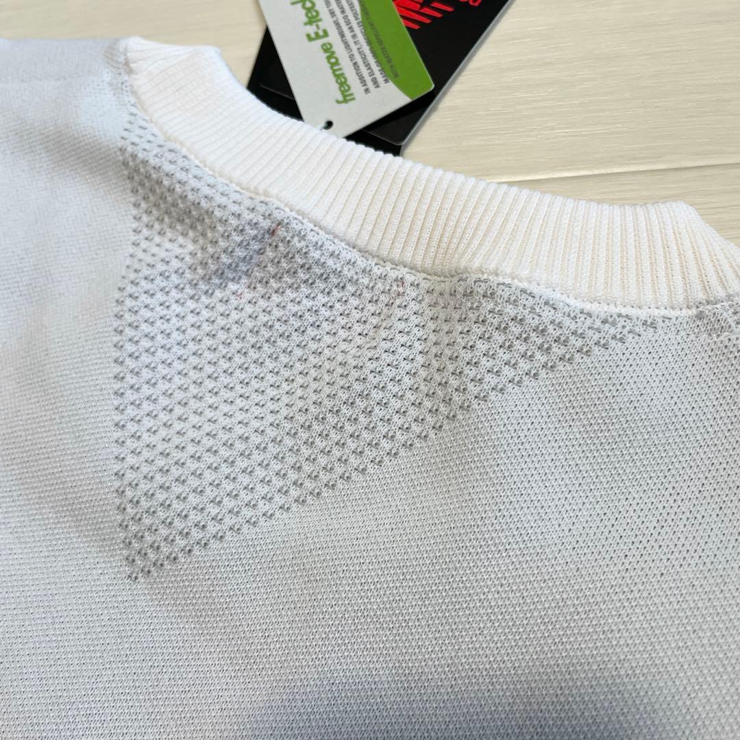 ニューバランス ゴルフ クルーネック ニット ストレッチ ロゴ プルオーバー