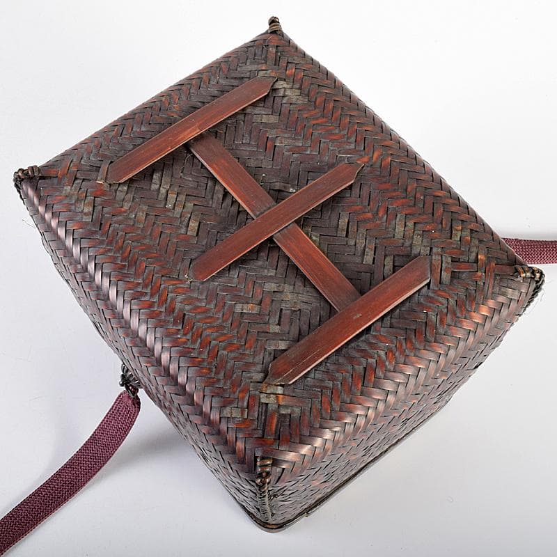 華山作　御所籠　皆具共　茶碗　棗など　十三点一式　仕覆付　共箱　F　R7699B