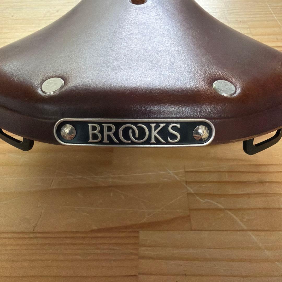 BROOKS ブラウンレザーサドル　美品