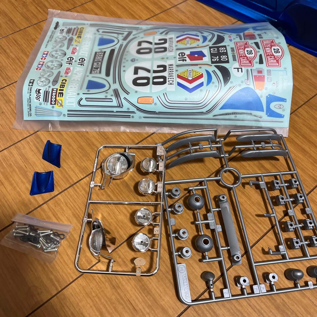 限定　タミヤ　アルピーヌA110　塗装済み　ブルーデカール付き