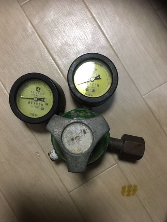 アセチレン、酸素、メーター