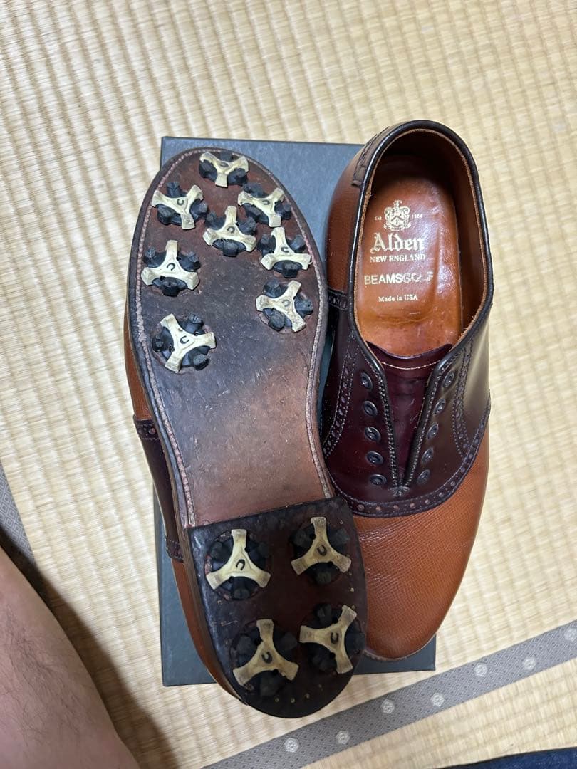 ALDEN✖︎beamsgolf別注シューズ