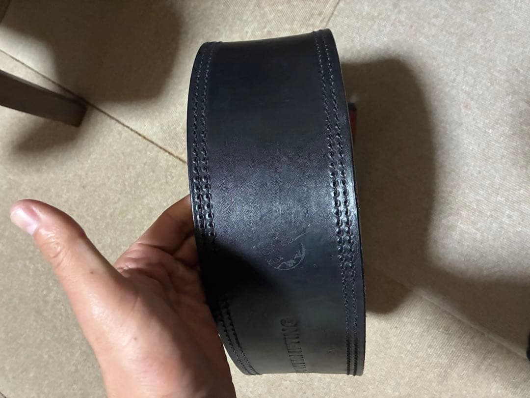 SBD トレーニング・パワーベルト 黒/赤 13mm