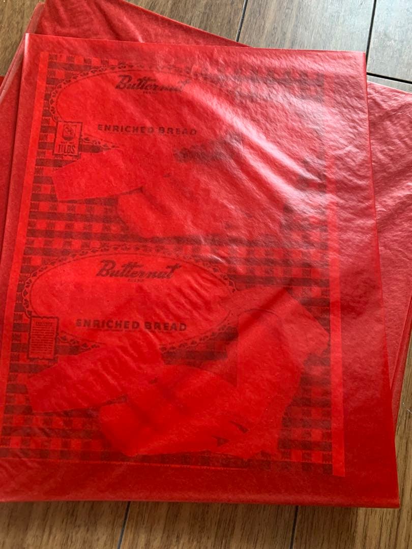 海外紙物　オススメ　赤色 大きな大きな　グラシン 封筒　100枚　大量　ラスト