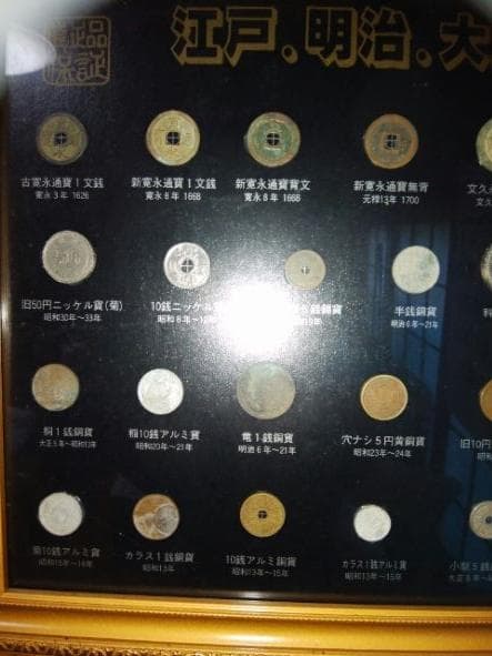 額入り古貨幣