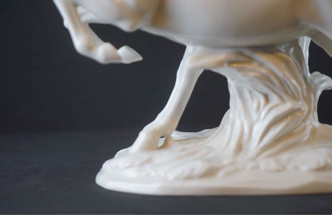 フッチェンロイター Hutschenreuther 2頭の馬 置物 希少 美品