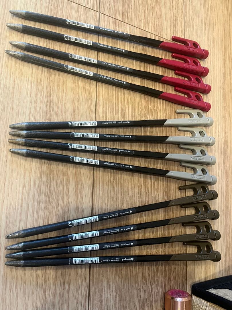 テント設営セット（ポール・ステーク・ハンマー）