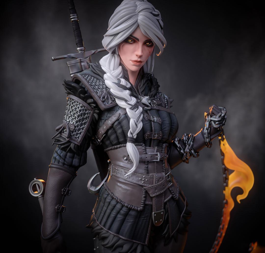 1/8　未塗装 未組立　フィギュア　ガレージキット 【 シリ ウィッチャー 】