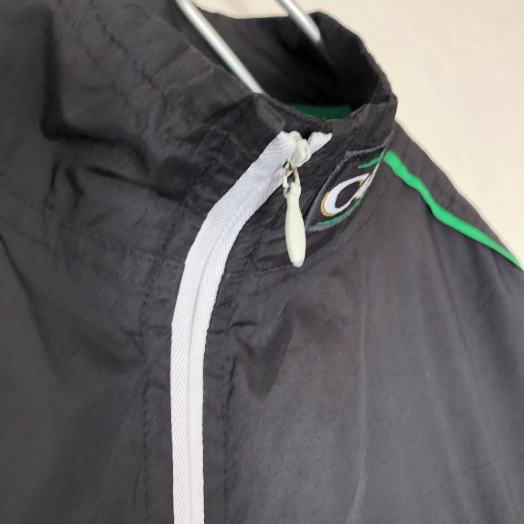 UMBRO　y2k　セルティック　ロゴ刺繍　ハーフジップ　ナイロンジャケット