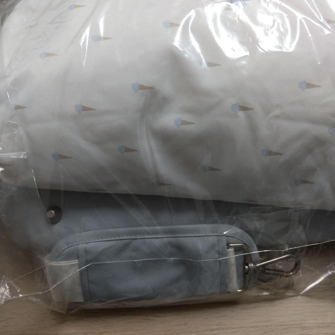 ジェラートピケ CAT&DOG ミニサイズキャリーバッグ ブルー 未開封品