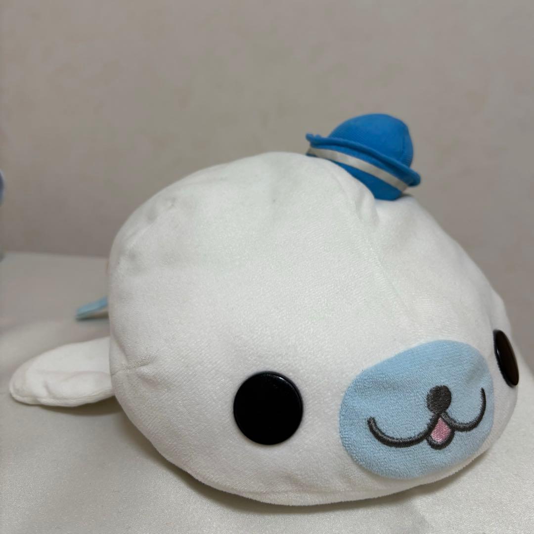 【値下げ中】まめゴマ マリンルックぬいぐるみ BIG