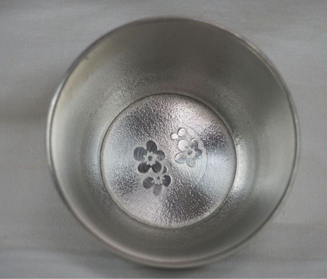 送料無料　薩摩錫器　登六作　薩摩岩切正錫酒器　重さ682ｇ 未使用・共箱