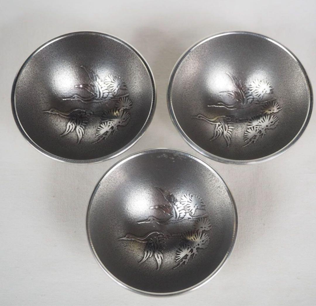 送料無料　薩摩錫器　登六作　薩摩岩切正錫酒器　重さ682ｇ 未使用・共箱