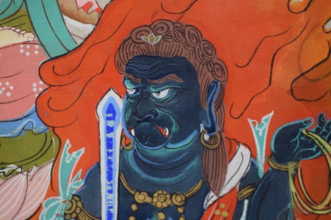 作者不詳/十三佛図/十三仏図/掛軸☆宝船☆Y-435　JM