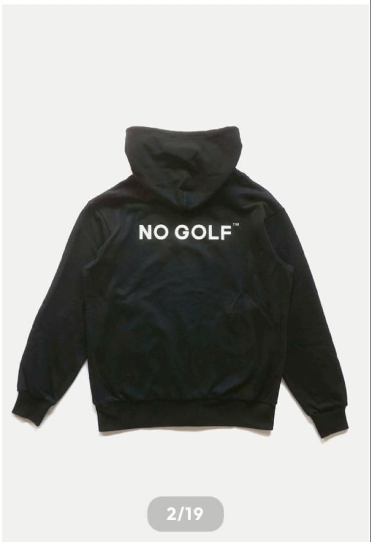 NO GOLF ZIP HOODIE Sサイズ