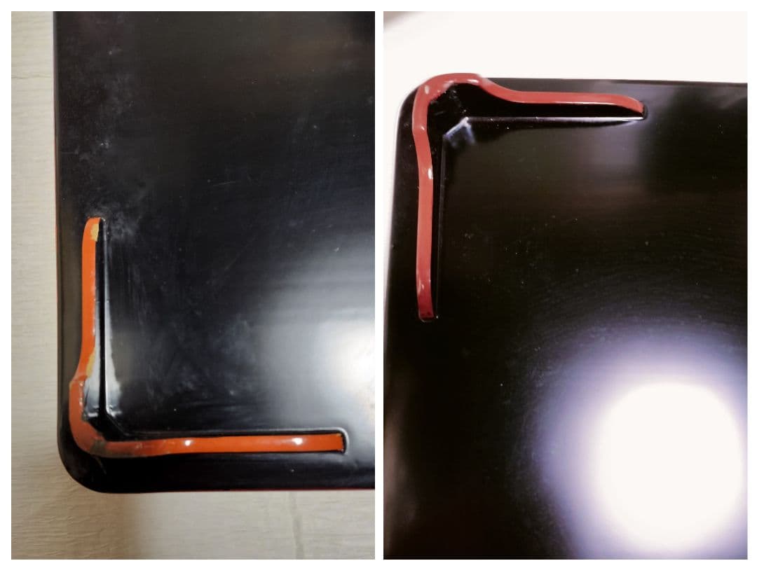 【5客脚付蒔絵膳 】漆器　会席膳 Lサイズ　御膳　朱塗　正月　祭事　アンティーク