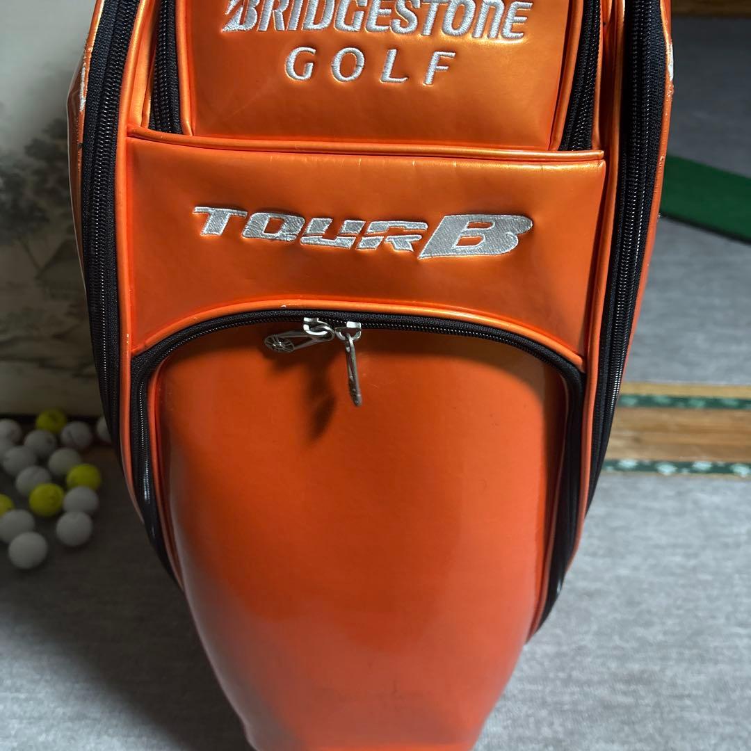 BRIDGESTONE TOURB オレンジ ゴルフバッグ