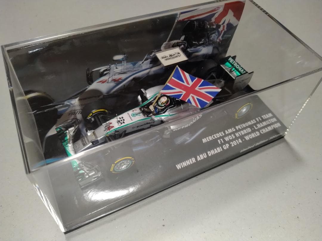 PMA 1/43 ハミルトン 2014 アブダビGP